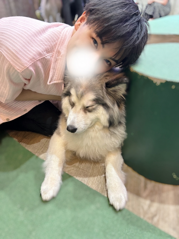 OKI(ｵｷ) 念願のハスキーカフェ🐶