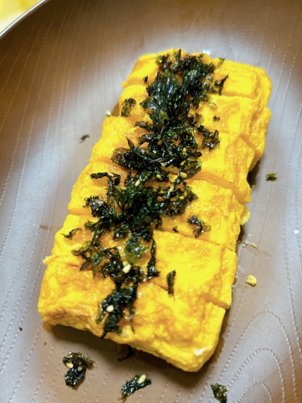 MISAKI(ミサキ) 卵焼きに韓国のりかけてみた
