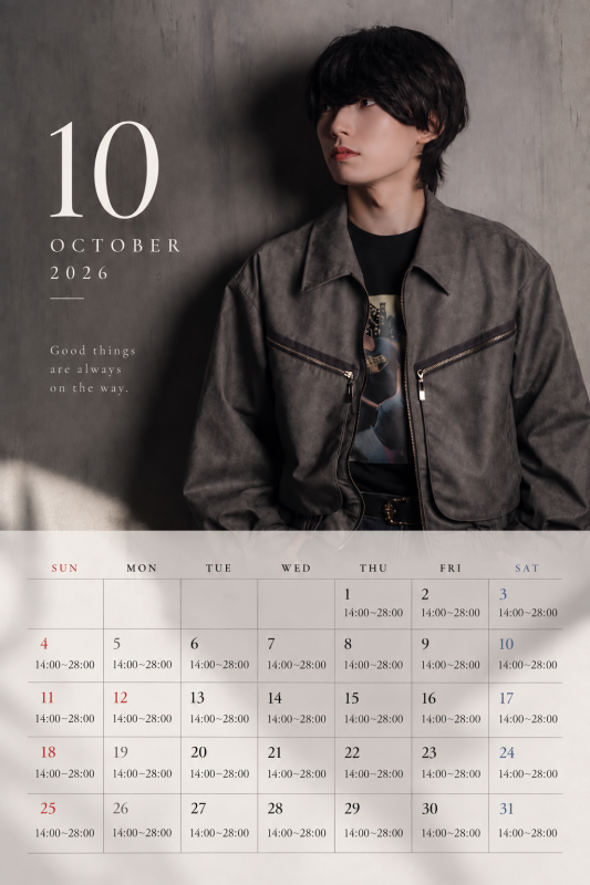 TAEHYUNG(テヒョン) 10月出勤予定