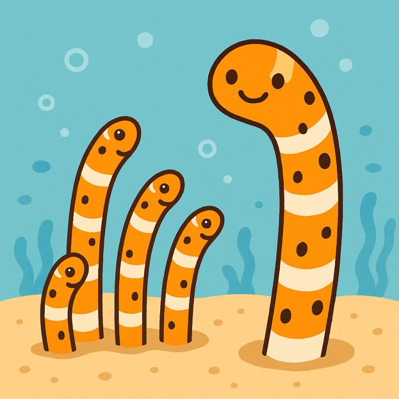 MIZUNO(ﾐｽﾞﾉ) 11月11日は【チンアナゴ】の日