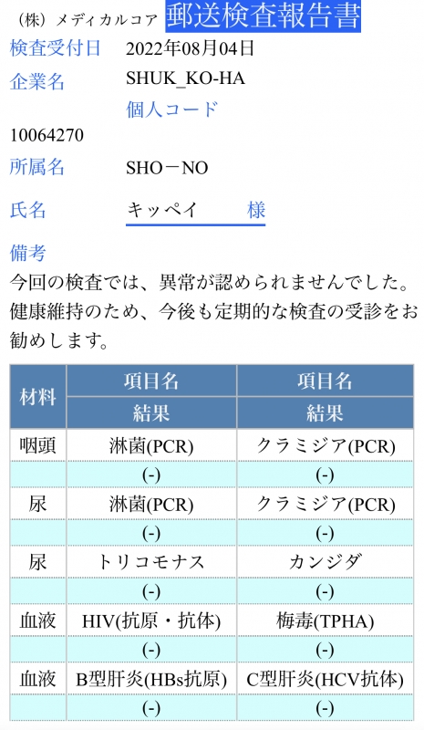 KIPPEI(ｷｯﾍﾟｲ) 特に報告してないけども