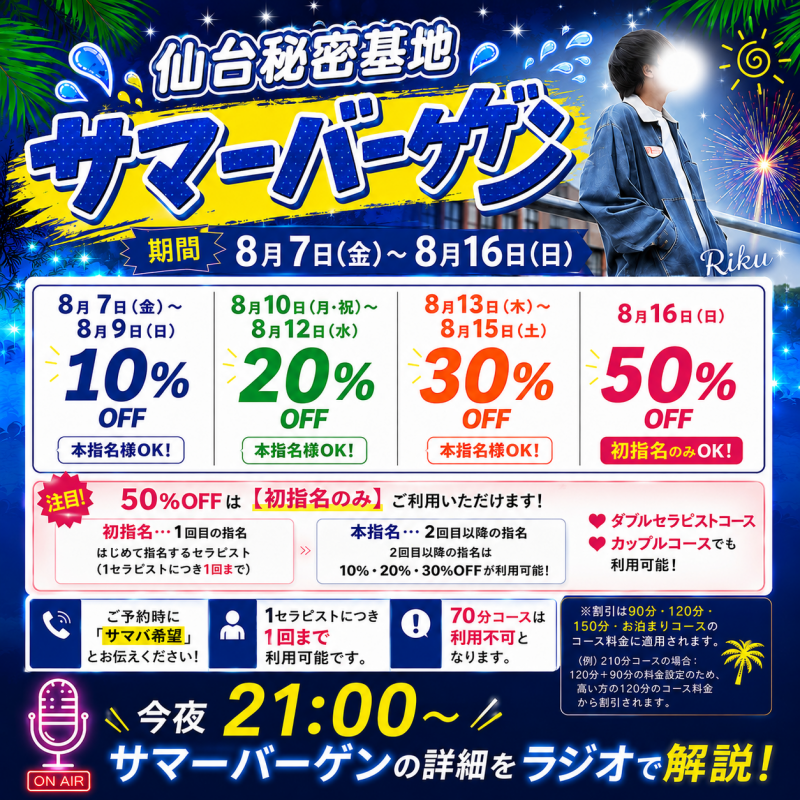 RIKU(ﾘｸ) 🉐お得なイベントついて👀