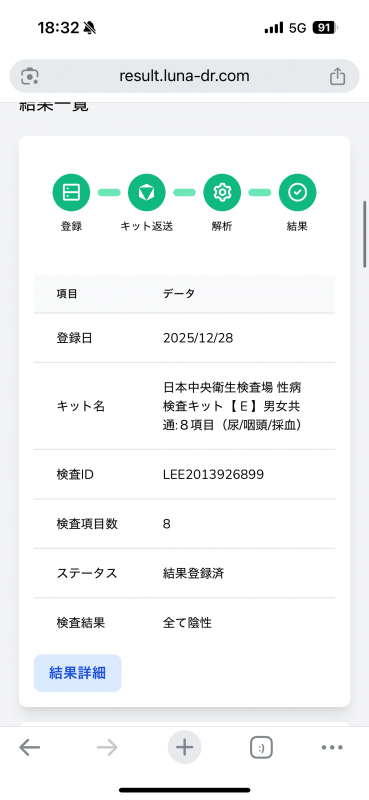 YOATO(ヨアト) 性病検査済み。陰性