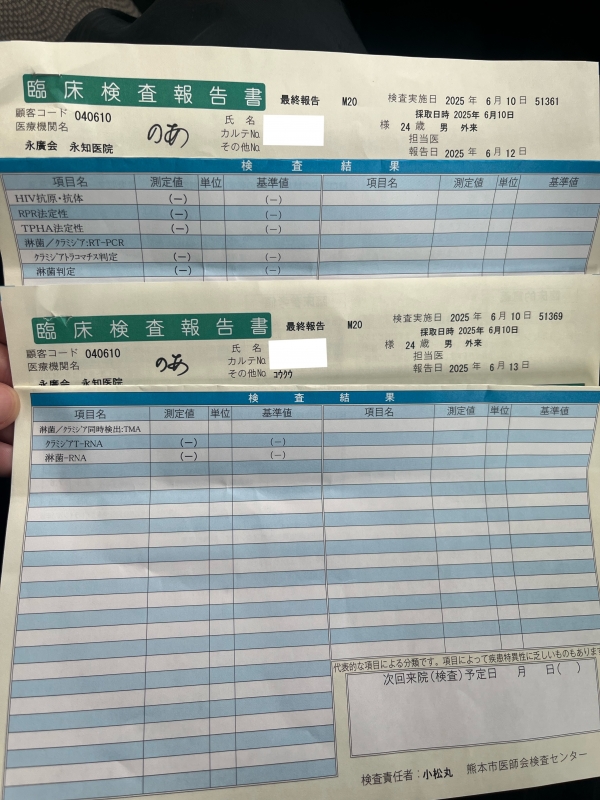 NOA（ノア） 性病検査✅