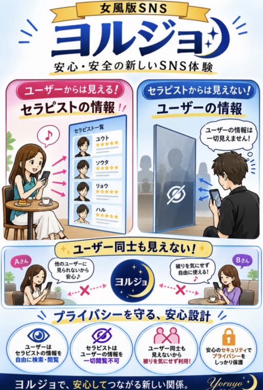 ROSÈ(ﾛｾﾞ) 女風用SNS登場✨