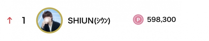 SHIUN(シウン) 本日も満枠ありがとうございます✨