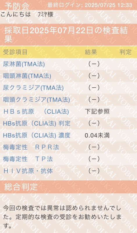 FUMIYA（ﾌﾐﾔ） 健康第一！