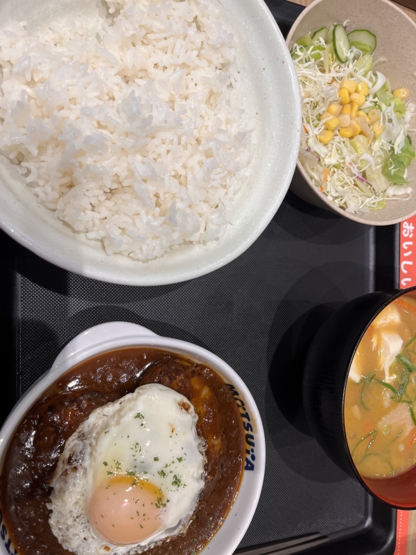 MERU(ﾒﾙ) ハンバーグ定食