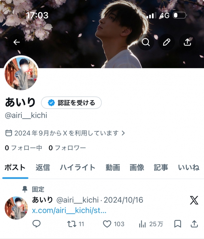 AIRI(ｱｲﾘ) やはり凍結している様なので