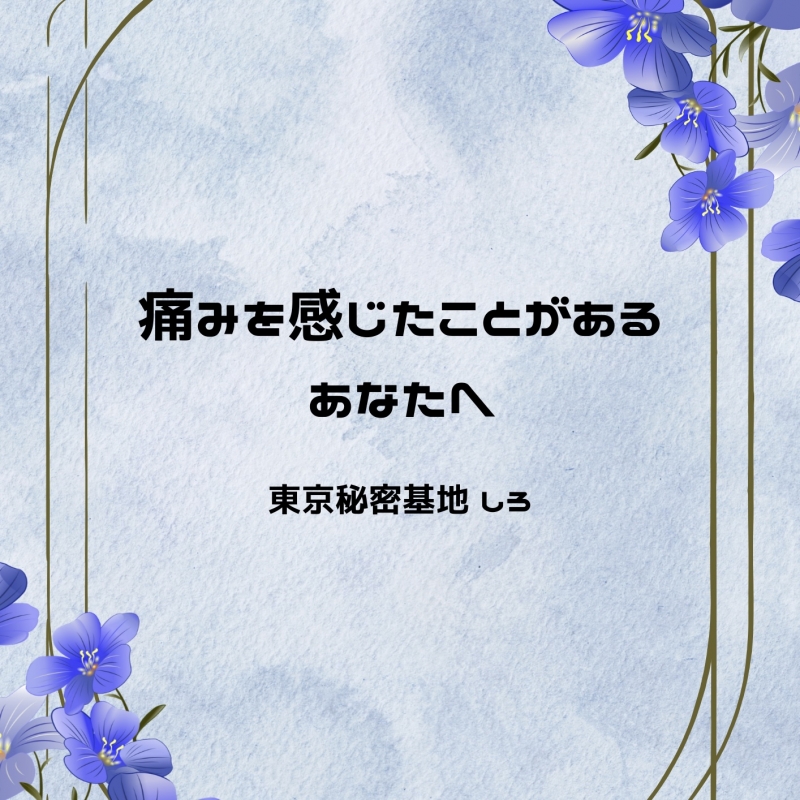 SHIRO(ｼﾛ) 痛みを感じたことがあるあなたへ