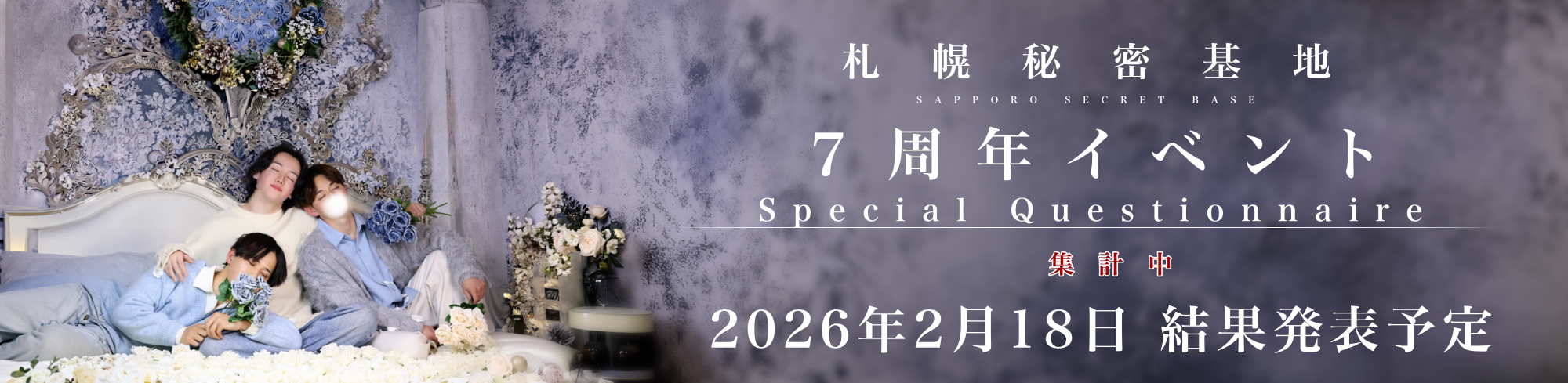 周年アンケート集計中